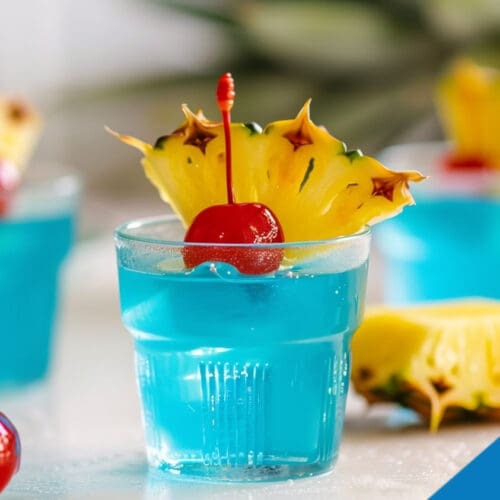 Blue Hawaiian Jello Shots Recipe - Tropical Party Perfection