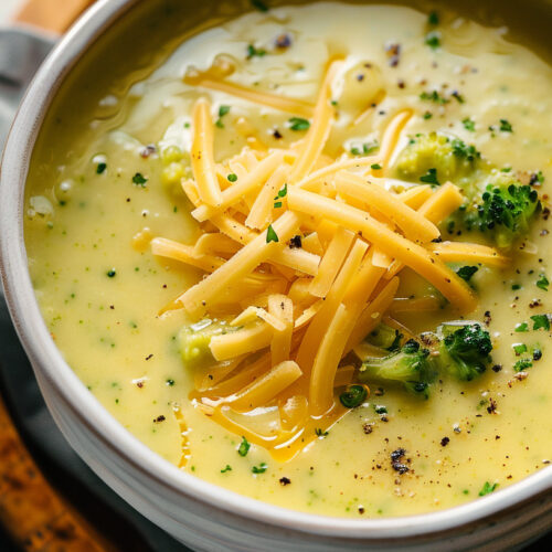 Broccoli Cheese Soup Recipe - Creamy, Cheesy, and Healthy