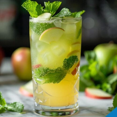 Bulbasaur Pokemon Cocktail Recipe - Refreshing Green Apple Mojito
