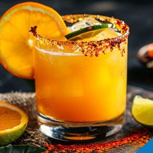 Charmander Pokémon Cocktail Recipe - A Spicy Mango Margarita
