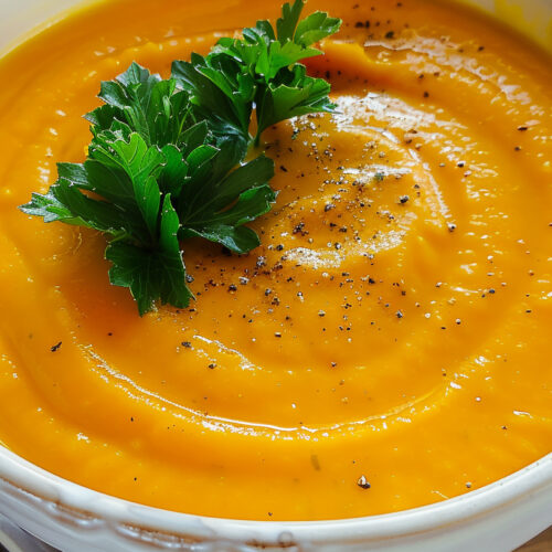 Creamy Roasted Carrot Soup Recipe - Healthy, Easy, and Delicious
