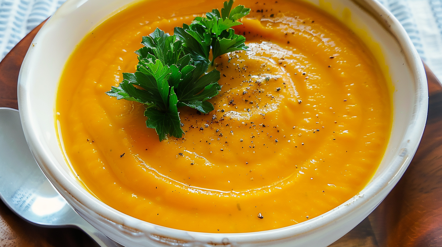 Creamy Roasted Carrot Soup Food & Drink Recipes