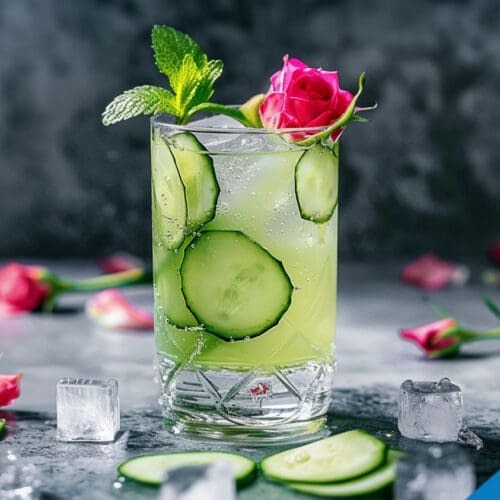 Cucumber & Rose Collins Cocktail Recipe – Fresh, Floral, and Aromatic