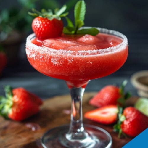 Frozen Strawberry Margarita Recipe - Refreshing Berry Delight
