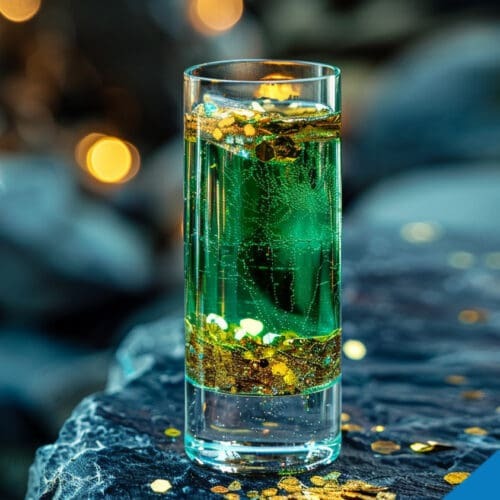 Gold Emerald Shooter Recipe - A Luminous and Spicy Shot