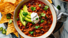 Homemade Vegetarian Chili Recipe - Hearty, Smoky, and Delicious