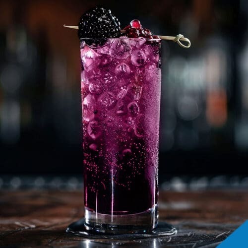 X-Force Fizz Cocktail Recipe: A Dark, Mysterious Mixed Drink