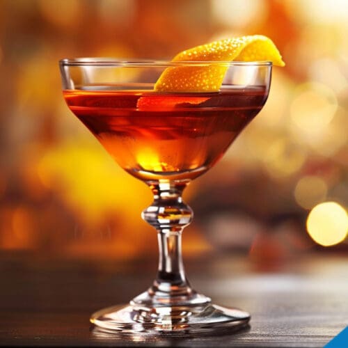 Autumn in New York Cocktail Recipe - Warm Apple and Spice Classic