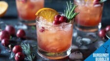 Burgundy Bubbler Cocktail Recipe - Refreshing Wine and Ginger Ale Mix