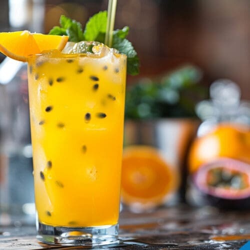 Camshaft Cocktail Recipe - Bold Vodka and Passion Fruit Mix