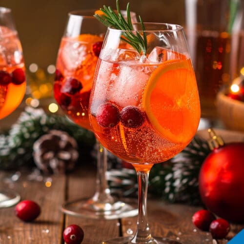 Cranberry-Aperol Spritz Recipe - Festive and Refreshing Holiday Drink