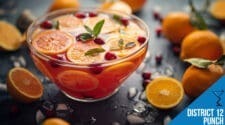 District 12 Punch Cocktail - Hunger Games Inspired Refreshment