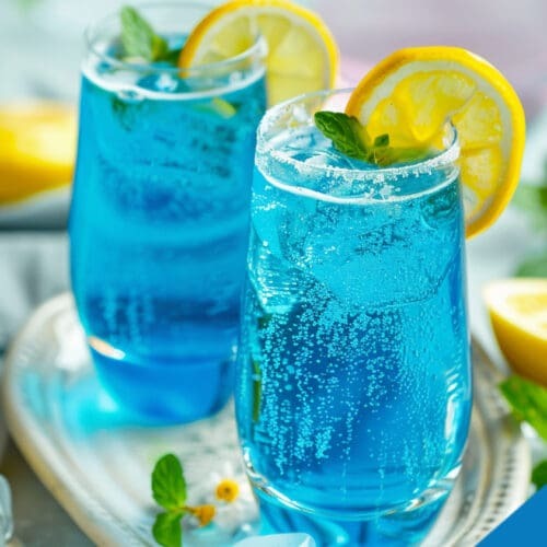 Maradona Spritz Cocktail Recipe - Refreshing Blue Delight