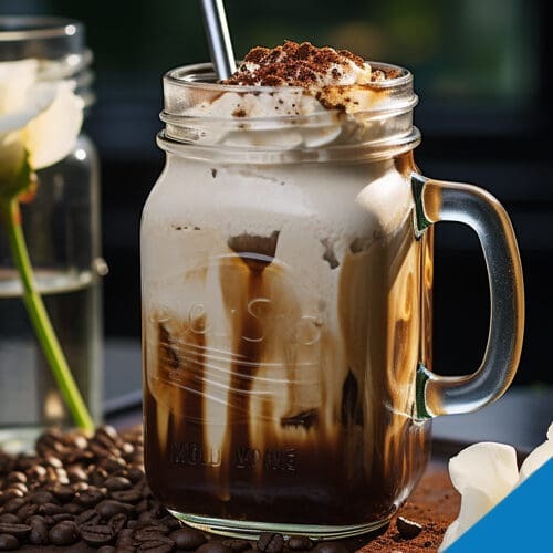 Mason Jar Irish Coffee