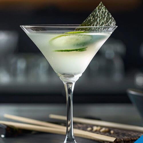 Sushi Martini Cocktail Recipe - A Unique Savory Twist