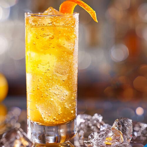 Whisky Bull Cocktail Recipe - Bold Whiskey Red Bull Energy Mix